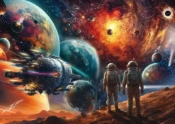 Schmidt: Michele Farella - Cosmic Colours, A Journey Into Space (1000)