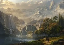 Schmidt: Pastoral Waterfall (1000)