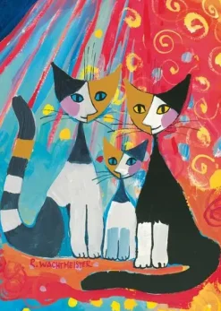 Schmidt: Rosina Wachtmeister - Happy Cat Family (1000)