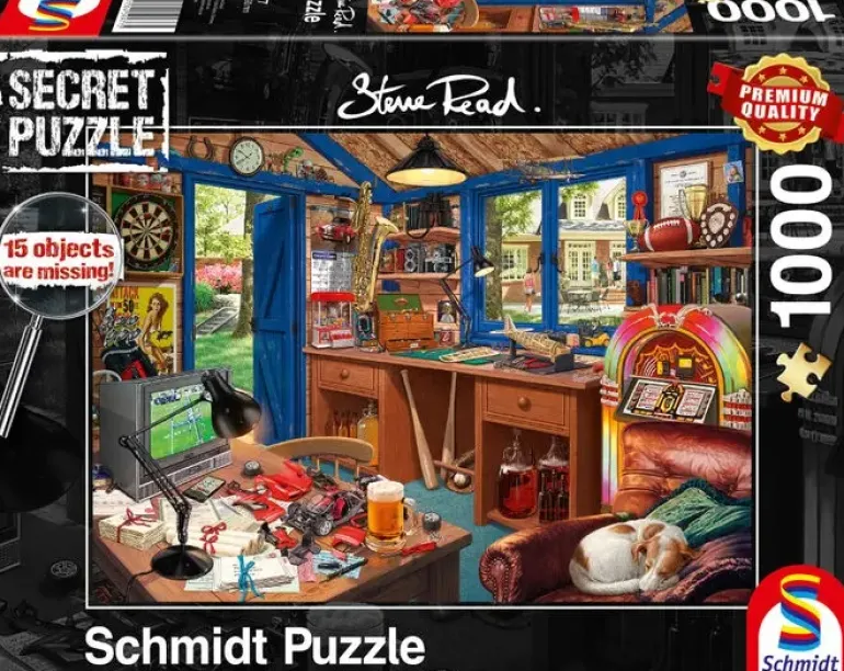 Schmidt: Secret Puzzle - Steve Read, Father's Workshop (1000)