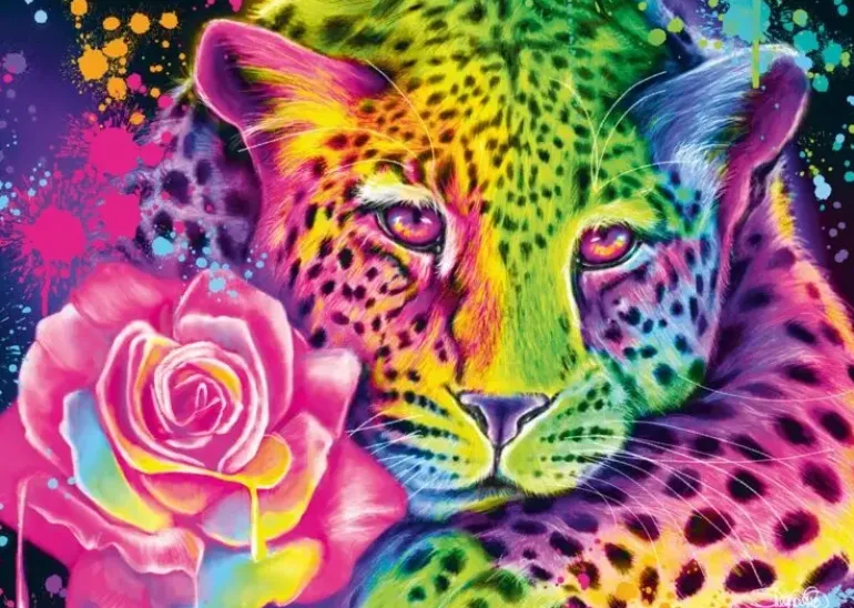 Schmidt: Sheena Pike - Neon Rainbow Leopard (1000)