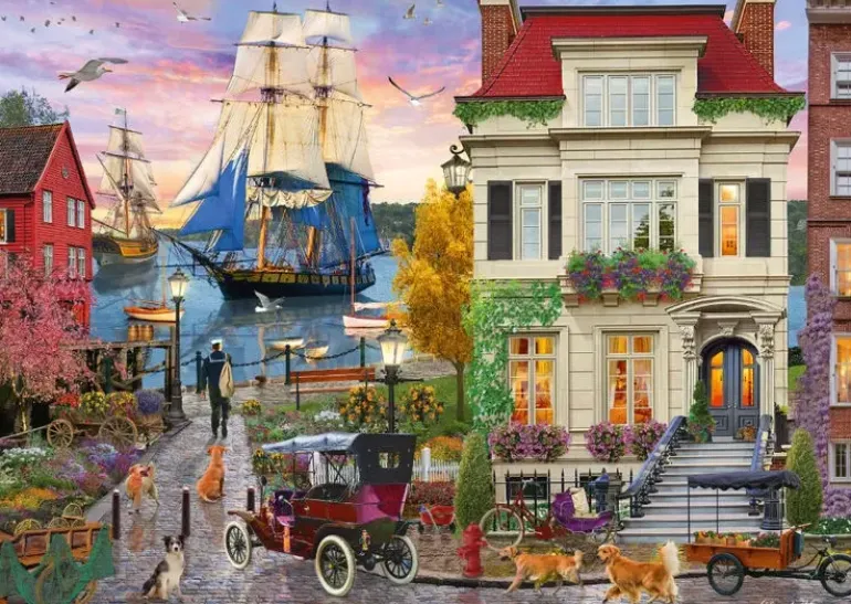 Schmidt: Ship in the Harbor (1000)