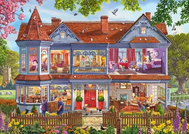 Schmidt: Steve Crisp - House in Springtime (1000)