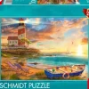 Schmidt: Sunset Over Lighthouse Bay (1000)