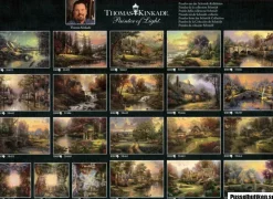 Schmidt: Thomas Kinkade - Painter of Light, Hometown Morning (1000)