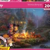 Schmidt: Thomas Kinkade Studios - Disney, Mickey and Minnie Sweetheart Campfire (200)