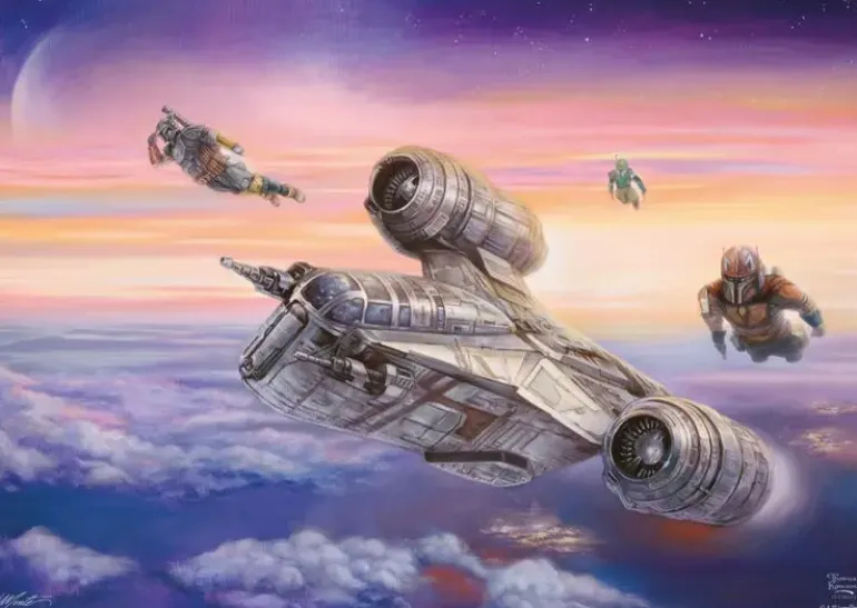 Schmidt: Thomas Kinkade, Studios - Star Wars, The Mandalorian - The Escort (1000)