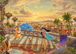 Schmidt: Thomas Kinkade Studios - Disney, Jasmine Dancing in the Desert Sunlight (1000)
