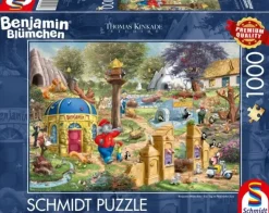 Schmidt: Thomas Kinkade Studios - Benjamin Blumchen, A Day at Neustädter Zoo (1000)
