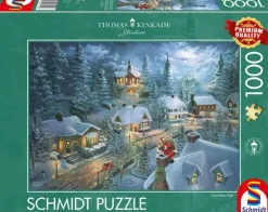 Schmidt: Thomas Kinkade Studios - Santa's Silent Night (1000)