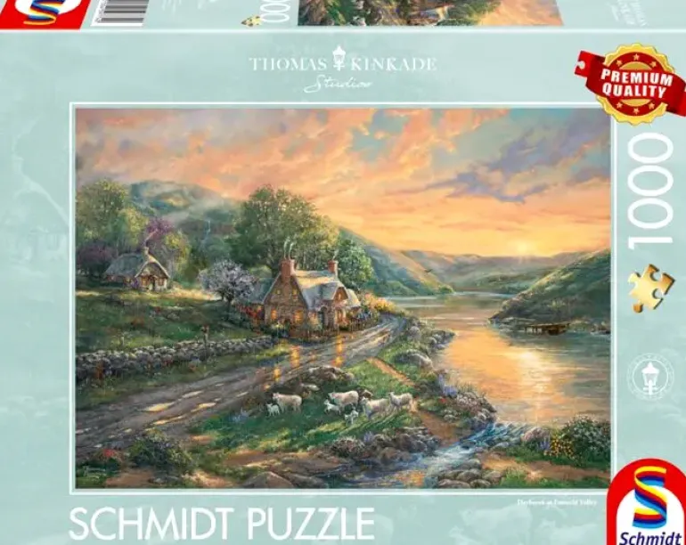 Schmidt: Thomas Kinkade Studios - Daybreak at Emerald Valley (1000)
