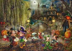 Schmidt: Thomas Kinkade Studios - Disney, Mickey and Minnie Halloween Fun (1000)