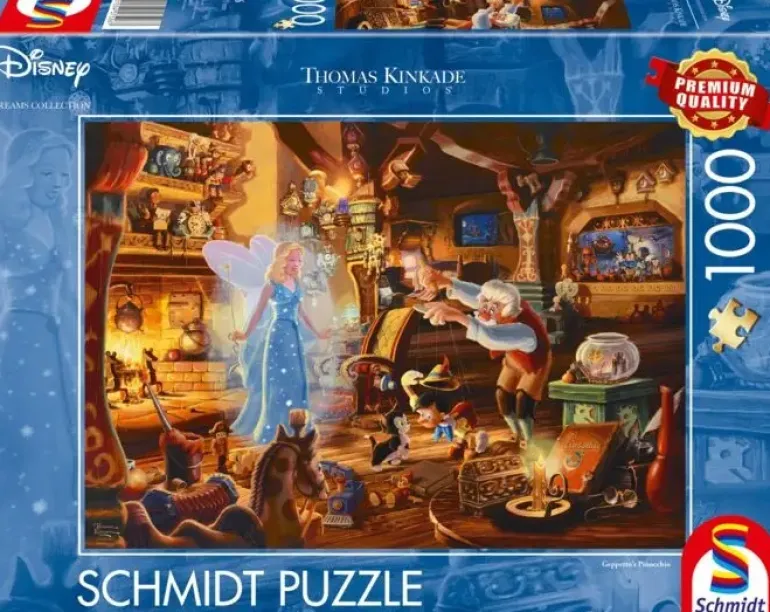 Schmidt: Thomas Kinkade Studios - Disney, Geppetto's Pinocchio (1000)