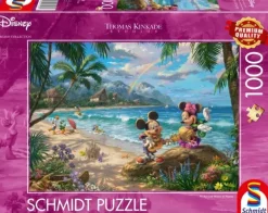 Schmidt: Thomas Kinkade Studios - Disney, Mickey and Minnie in Hawaii (1000)