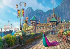 Schmidt: Thomas Kinkade Studios - Disney, Frozen - Celebration in Arendelle (1000)