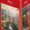 Schmidt: Thomas Kinkade Studios - Disney, Mickey and Minnie Sweetheart Bridge (500)