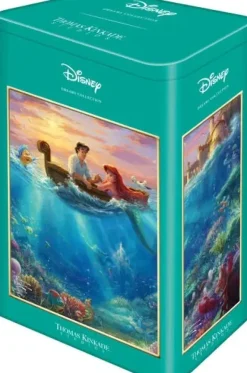 Schmidt: Thomas Kinkade Studios - Disney, Little Mermaid Falling in Love (500)