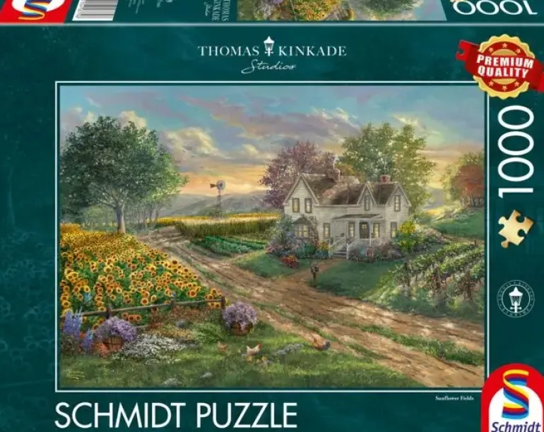 Schmidt: Thomas Kinkade Studios - Sunflower Fields (1000)