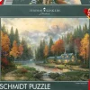 Schmidt: Thomas Kinkade Studios - Evening at Autumn Lake (1000)