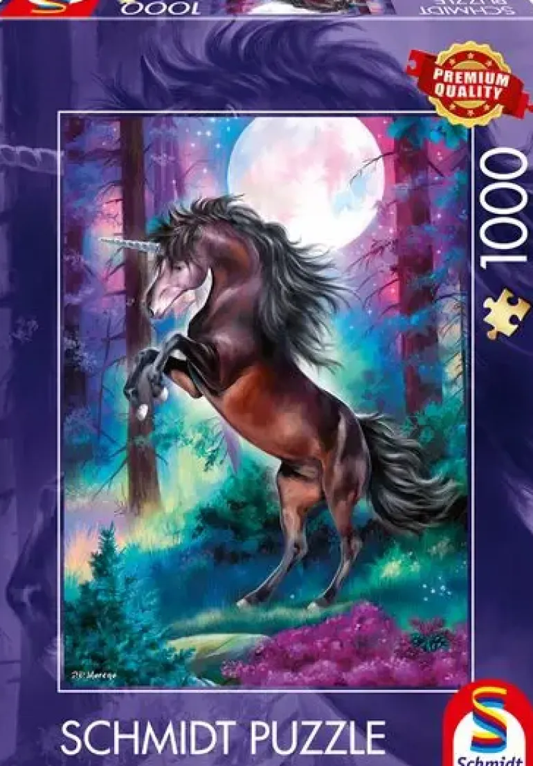 Schmidt: Unicorn in Full Moon (1000)