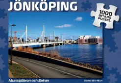 Svenskapussel: Jönköping - Munksjöbron och Spiran (1000)