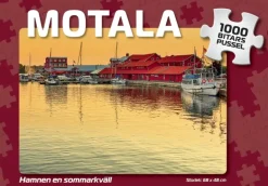 Svenskapussel: Motala - Hamnen en Sommarkväll (1000)