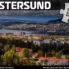 Svenskapussel: Östersund - Vy Över Staden och Frösön (1000)