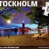 Svenskapussel: Stockholm - Kvällsvy mot Stadshuset (1000)