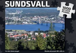Svenskapussel: Sundsvall - Vy från Södra berget (1000)