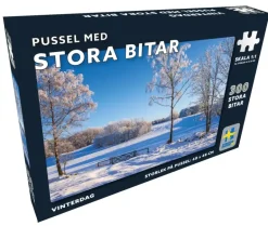 Svenskapussel: Vinterdag - stora bitar (300)