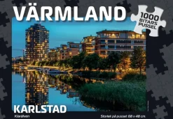 Svenskapussel: Värmland - Karlstad, Klarälven (1000)