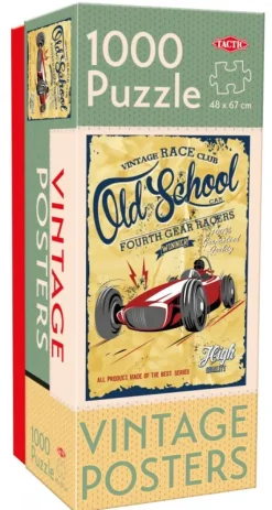 Tactic: Vintage Posters - Old School Gear Racers (1000)