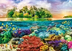 Trefl: Crazy Shapes! - Tropical Island (600)