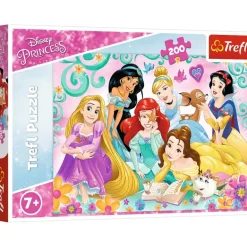 Trefl: Disney Princess - Rapunzel, Jasmin, Ariel, Cinderella, Belle and Snow White (200)