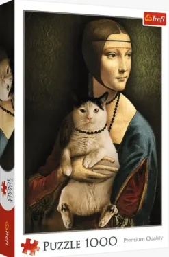 Trefl: Lady with a Cat (1000)