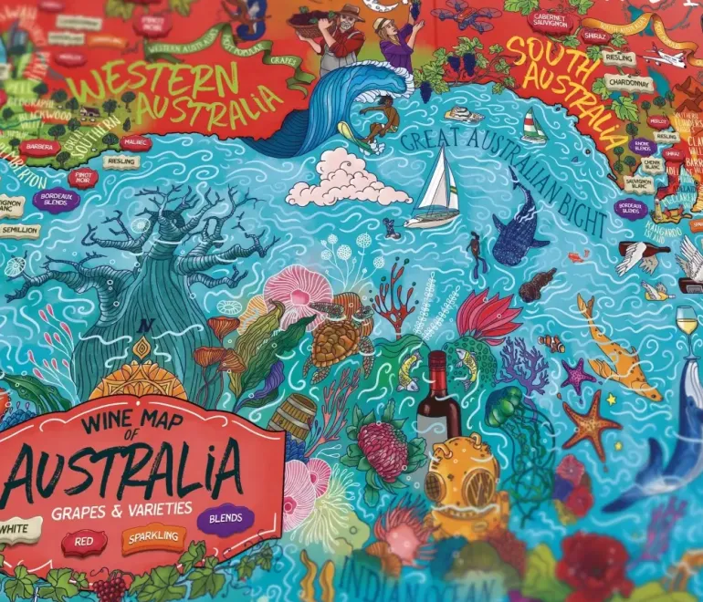 Water & Wines: Australia - Wine Puzzle (1000)