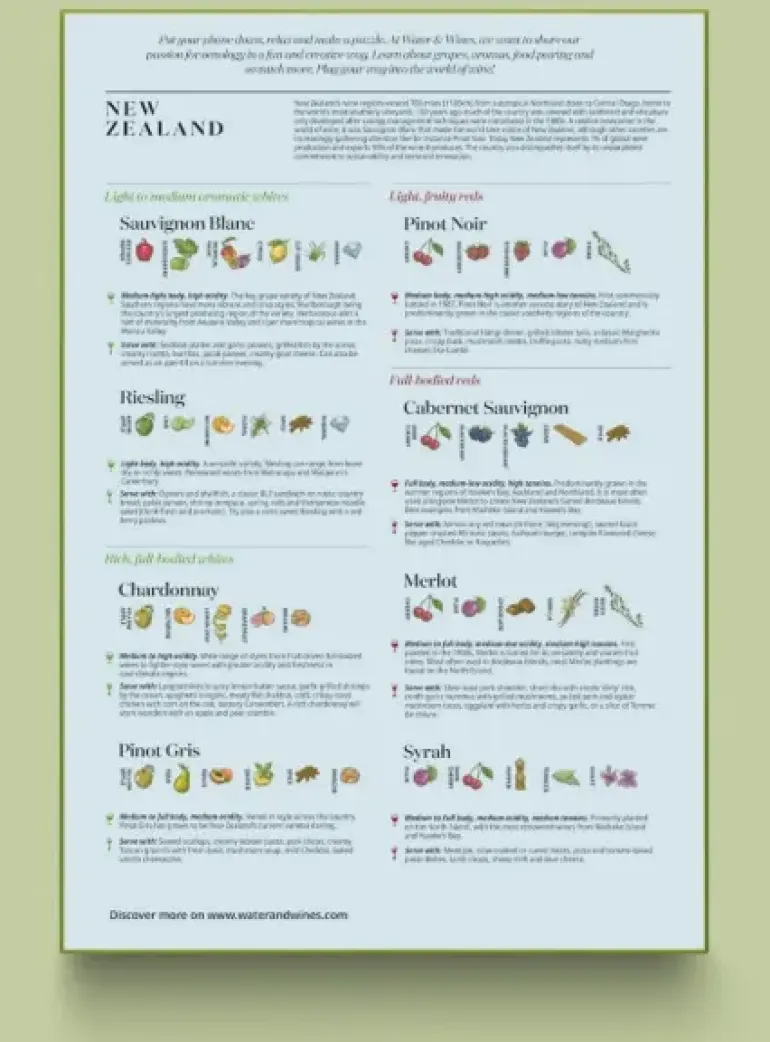 Water & Wines: New Zealand - Wine Puzzle (1000)