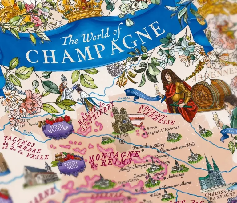 Water & Wines: The World of Champagne Puzzle (1000)