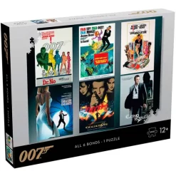 Winning Moves: James Bond 007 - All 6 Bonds (1000)