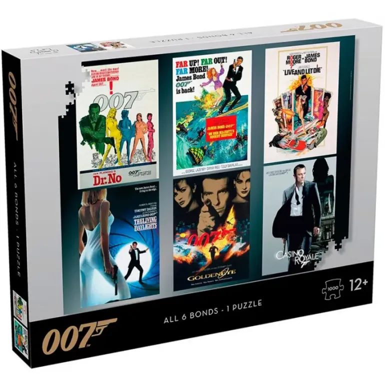Winning Moves: James Bond 007 - All 6 Bonds (1000)