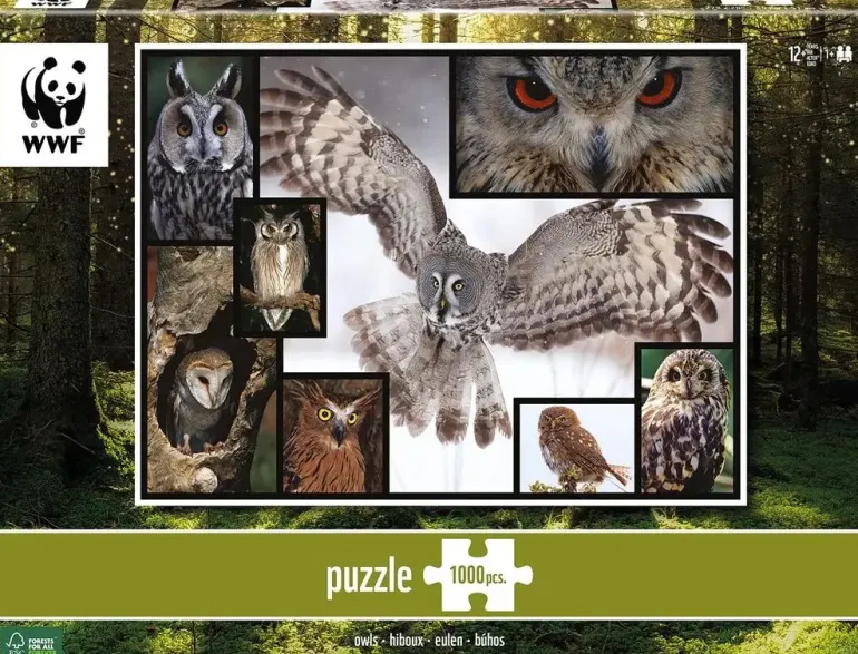 WWF Puzzle: Owls (1000)